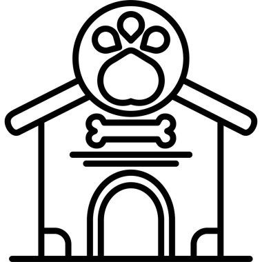 maymun ikon vektör illüstrasyonu