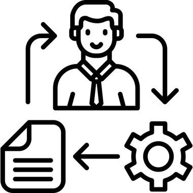 yönetici yönetim simgesi