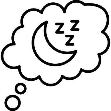 Gece uykusu ikonu, taslak biçimi