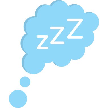 çizgi film karalama uyku işareti