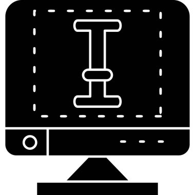 Moda tarzında izole edilmiş video simgesi