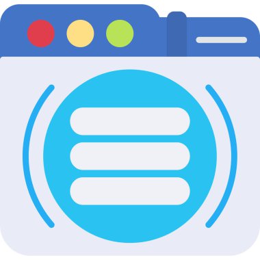 Kamera. Web simgesi basit illüstrasyon