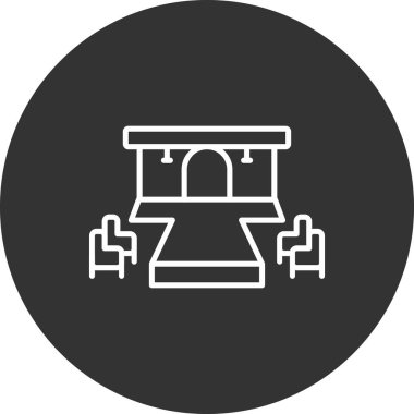 Modern simge onarımının vektör illüstrasyonu