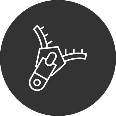 Modern oto tamir simgesinin vektör illüstrasyonu