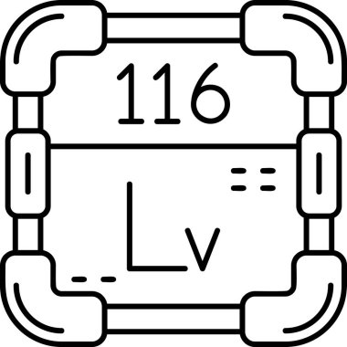 L harfi simgesinin vektör illüstrasyonu