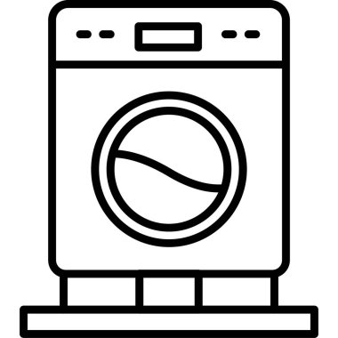 Çamaşır makinesi. Basit tasarım