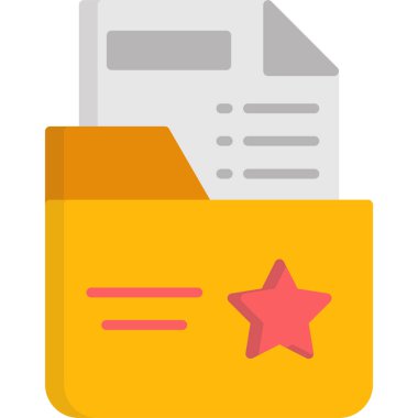 veri dosyası düz simgesi, vektör illüstrasyonu