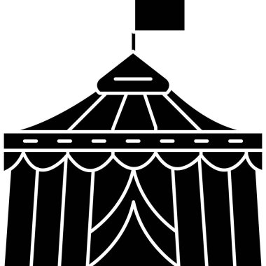 Bina. Web simgesi basit illüstrasyon