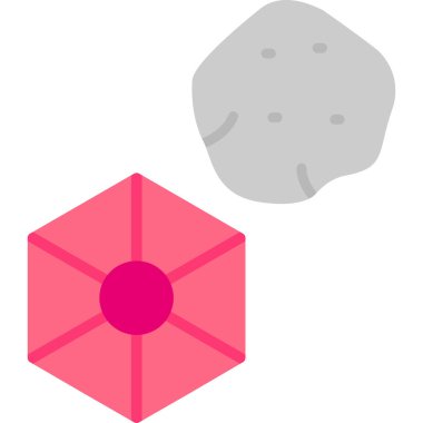 Uzay simgesi vektör illüstrasyonu