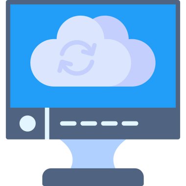 Bulut hesaplama. Web simgesi