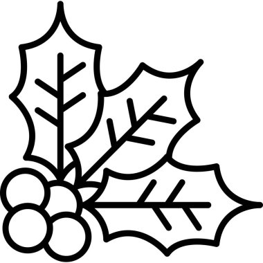 Taslak biçiminde noel ağacı süsleme simgesi