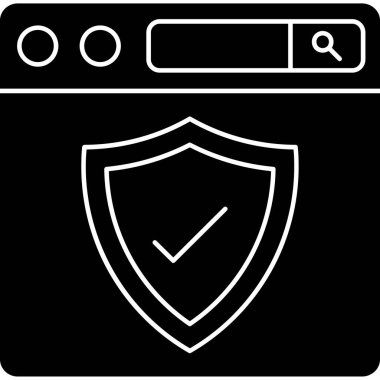 Seo simgesinin vektör illüstrasyonu,