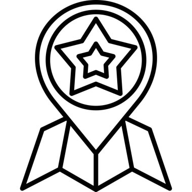 Ödül yıldızı ikonu. Beyaz arkaplanda izole edilmiş web tasarımı için ödül yıldız vektör simgesi