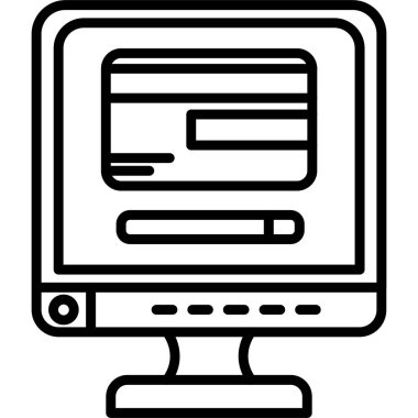 Ağ simgesi. Web simgesi vektör illüstrasyonu