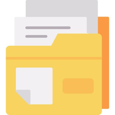 Dizin dosya simgesi düz biçimli