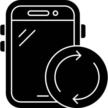 Telefon simgesi vektör illüstrasyonu