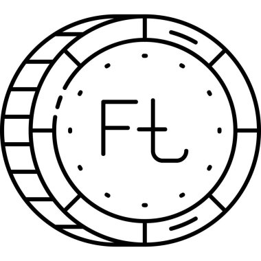 Para için. Web simgesi basit illüstrasyon