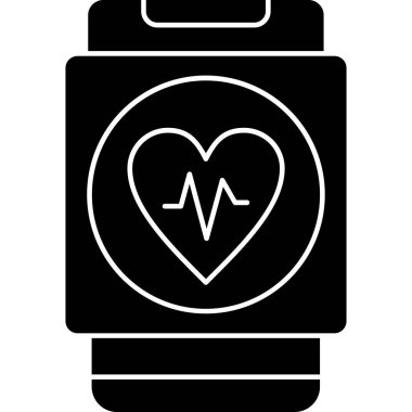 Nabız Hızı simgesi vektör çizimi