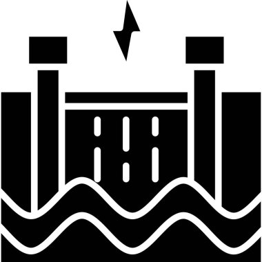 Su. Web simgesi basit illüstrasyon