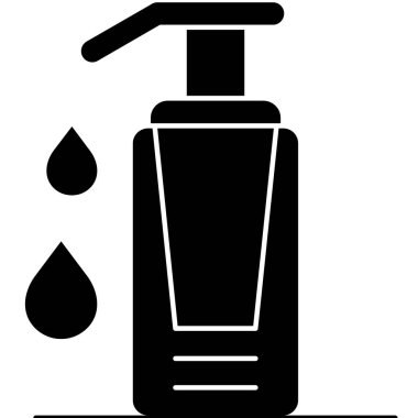 Şişenin spreyli vektör çizimi