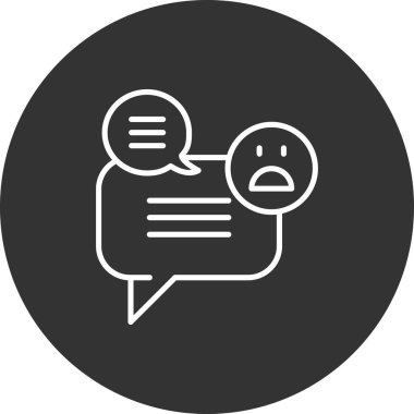 konuşma kabarcığı vektör çizimi