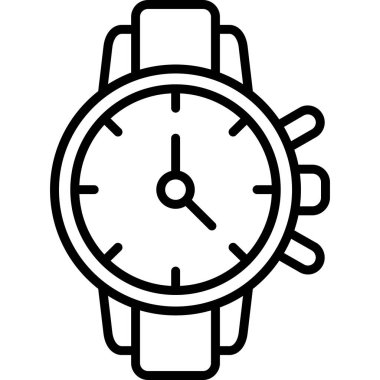 vektör ince çizgi simgesini izle