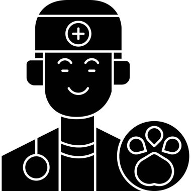 Köpekli bir hemşire.