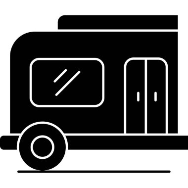 kamyon web simgesi, vektör tasarımı