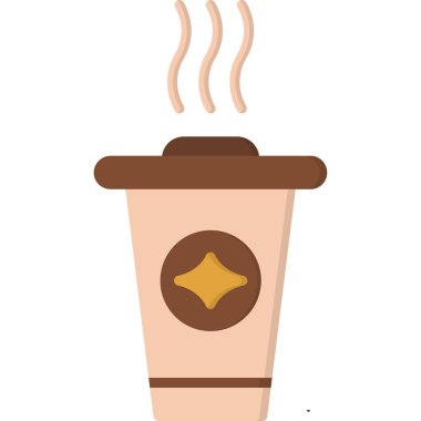 Bir fincan kahve izole edilmiş.