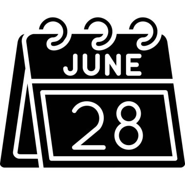 Tek bir günlük takvimde 28 Haziran tarihi