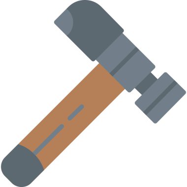 Çekiç. Web simgesi basit illüstrasyon