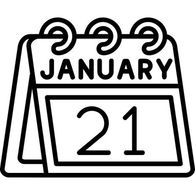 Takvimde 2 numaralı simge var. vektör illüstrasyonu