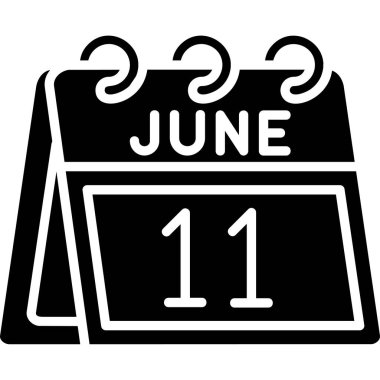 Takvim Kabartma Simgesi Tasarımı