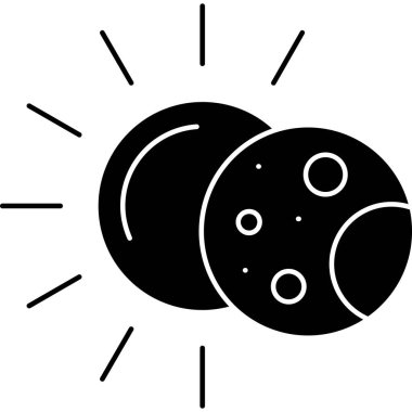 Güneş. Web simgesi basit illüstrasyon