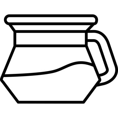 Kahve kupası simgesi, taslak biçimi