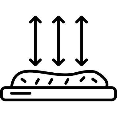 ekmek ikonu vektör illüstrasyonu