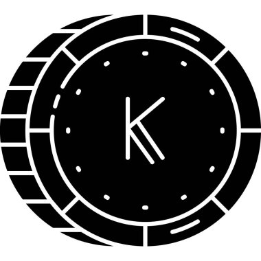 Saat simgesi. düz dizayn