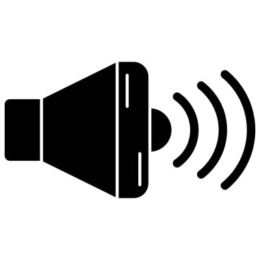 Ses Simgesi Vektör Çizim Tasarımı