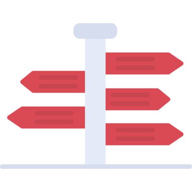 Bayrak. Web simgesi basit illüstrasyon