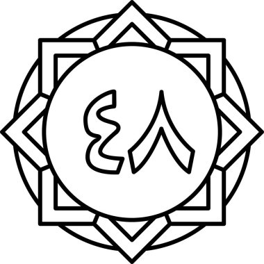 Moda biçimi izole edilmiş arkaplan süsleme simgesi