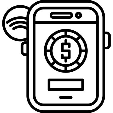 Telefon simgesi vektör illüstrasyonu