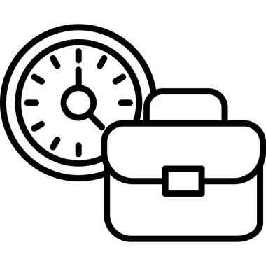 Çanta. Web simgesi basit tasarım