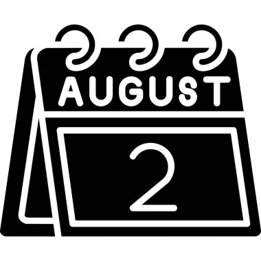 Ağustos takvim simgesi