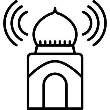 Müslüman İslam Camii simgesi