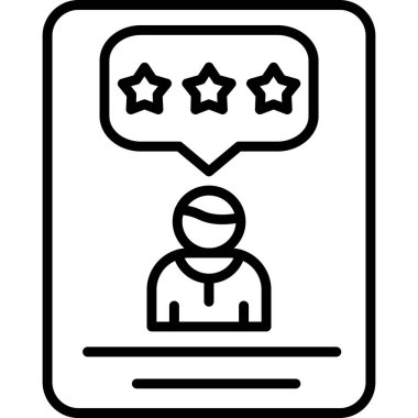 Geribildirim gözden geçirme simgesi, özet biçimi