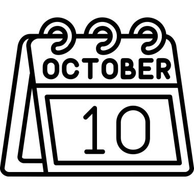 Takvim simgesi, vektör çizimi