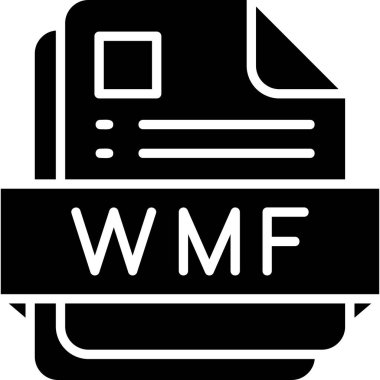 dosya biçimi simgesi, vektör illüstrasyonu