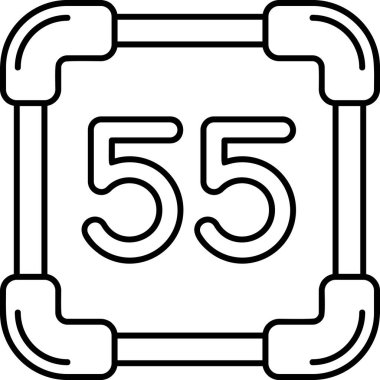 Modern b 'nin vektör illüstrasyonu eksik simgesi