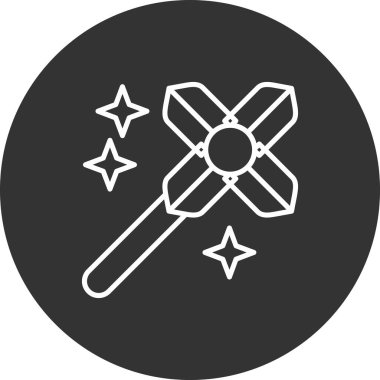 Modern simgenin vektör illüstrasyonu