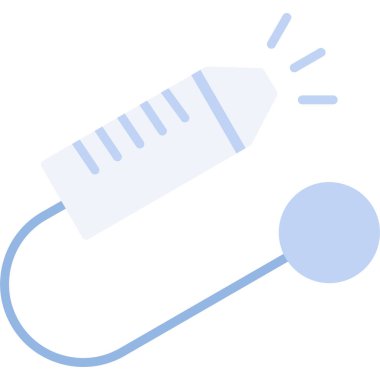 Termometre simgesi. düz tasarım vektör çizimi.